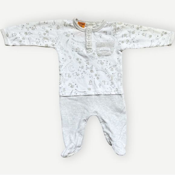 Pumpkin Patch Baby Infant Long Sleeve One Piece Footie Pajamas. PJs. 0-3 Months. - Picture 1 of 6